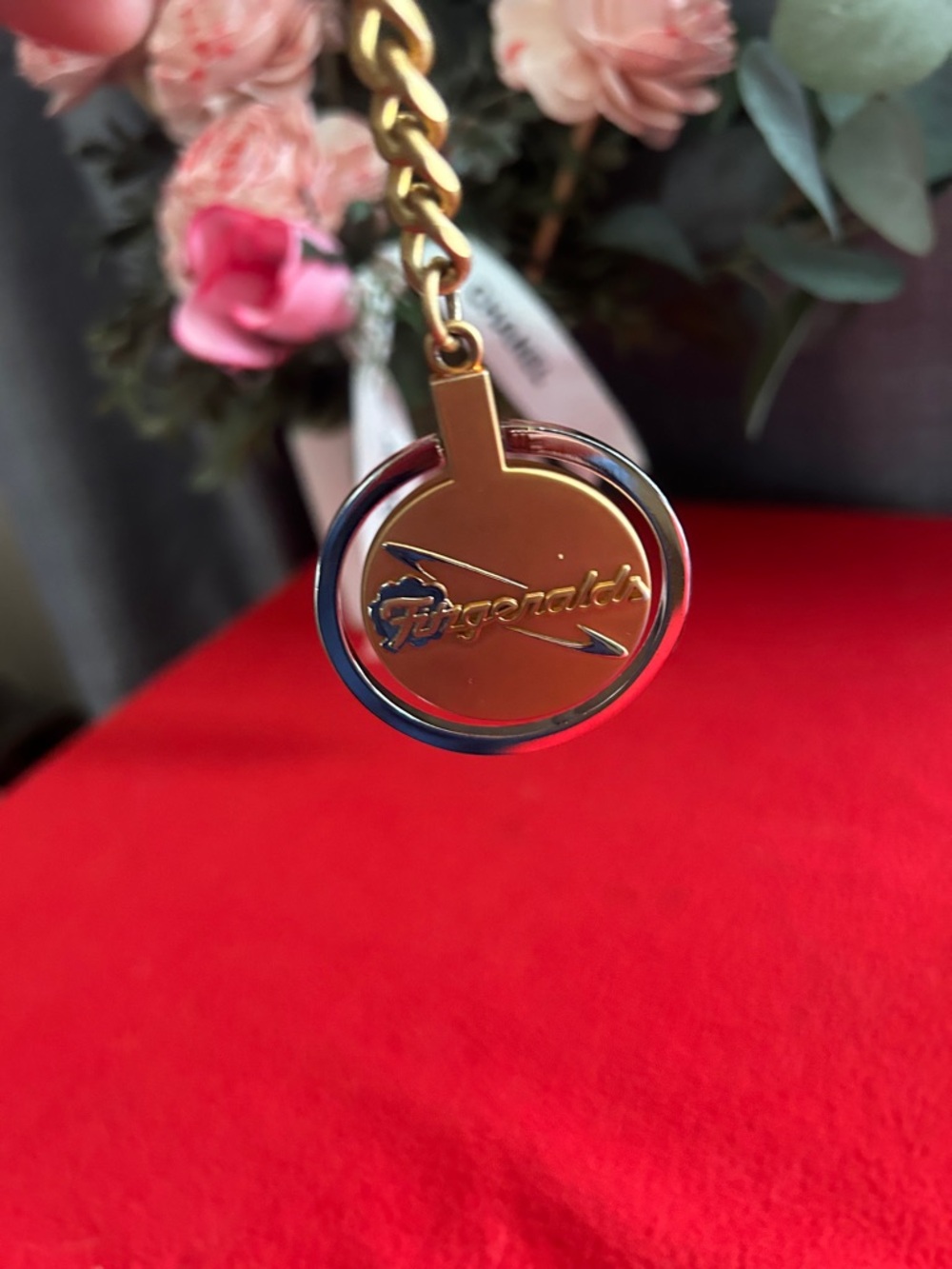 Fitzgerald Gold silver Keychain unisex